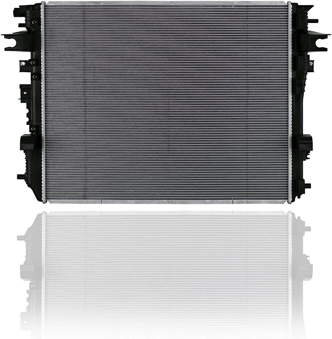Radiator - Pacific Best Inc. Fit/For 13493 13-22 Dodge RAM 1500 3.0L Automatic Turbo Diesel, 10-18 RAM 2500, RAM 3500 6.4L - Plastic Tank Aluminum Core