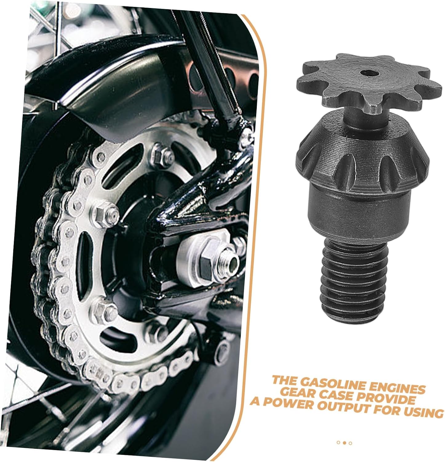 ULTECHNOVO 9t Gear Box Gear Reduction Transmission Reduction for Motorcycle Atv Engine Bike Accessories