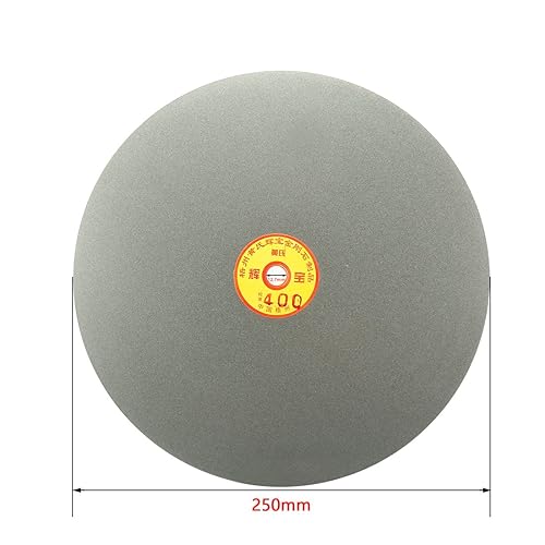 Miniatura 3 de uxcell Disco de lijado de pulido plano recubierto de diamante de grano 400 de 9.843 in de 10 pulgadas