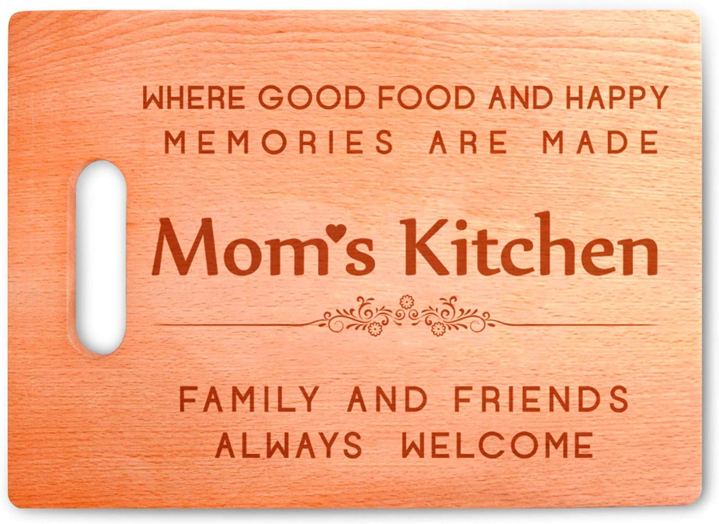 80% Off Discount Vencer Cutting Board with Easy-Grip Handles,15.3x10.9,Hardwood Chopping and Carving Countertop Block
