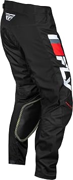 Fly Racing 377-43218 Youth Kinetic Prix Pants Red/Grey/White Sz 18