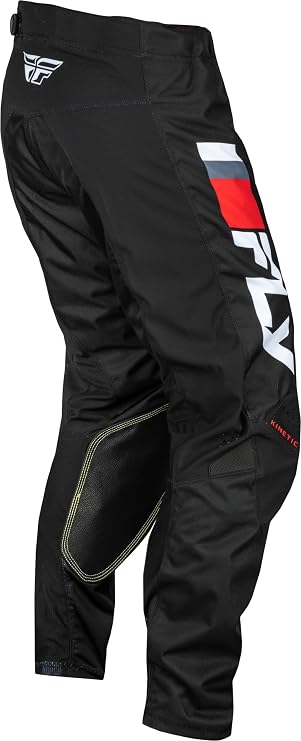 Fly Racing 377-43218 Youth Kinetic Prix Pants Red/Grey/White Sz 18