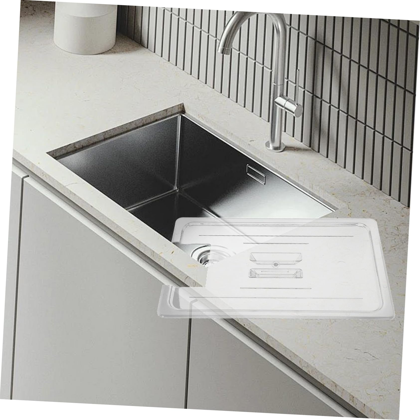 Coperchio per Pentola di Precisione Sous Vide 25,6 l Trasparente Chiusura Ermetica per Cottura Sottovuoto e Contenitore Alimenti, Compatibile per Cucina Domestica e Cottura