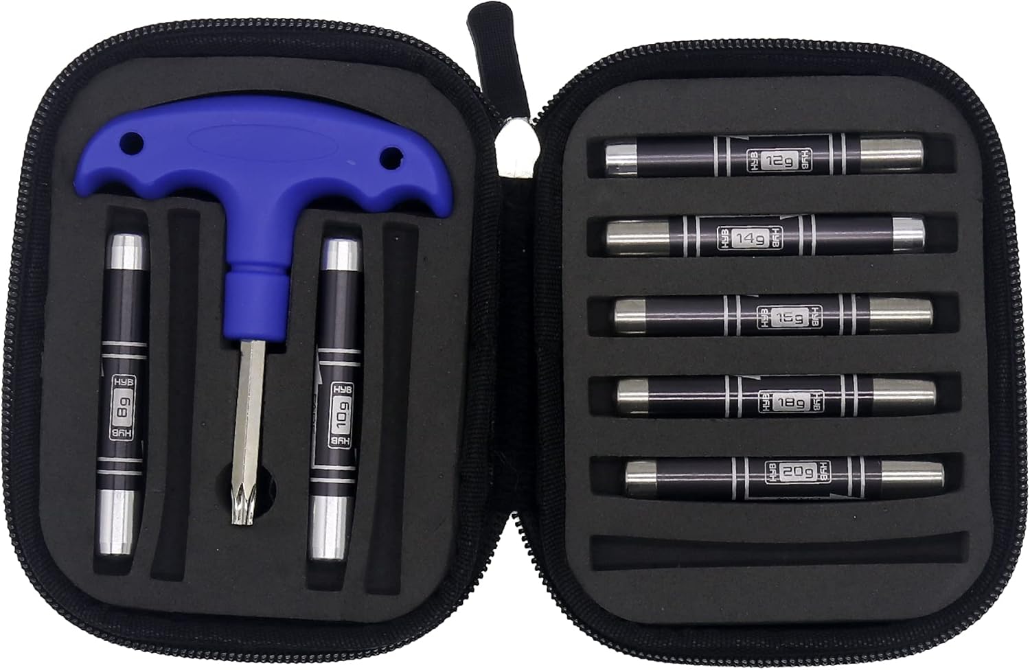 Golf Weights Wrench Replacemen for 818H DR Driver Fairway Wood Weight (8g/10g/12g/14g/16g/18g/20g) + Wrench + Case