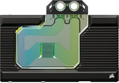 Corsair Waterblock Per GPU Hydro X Series XG7 RGB 4090 Founders Edition – Per NVIDIA GeForce RTX 4090 FE – Waterblock Per GPU in Rame – Nero