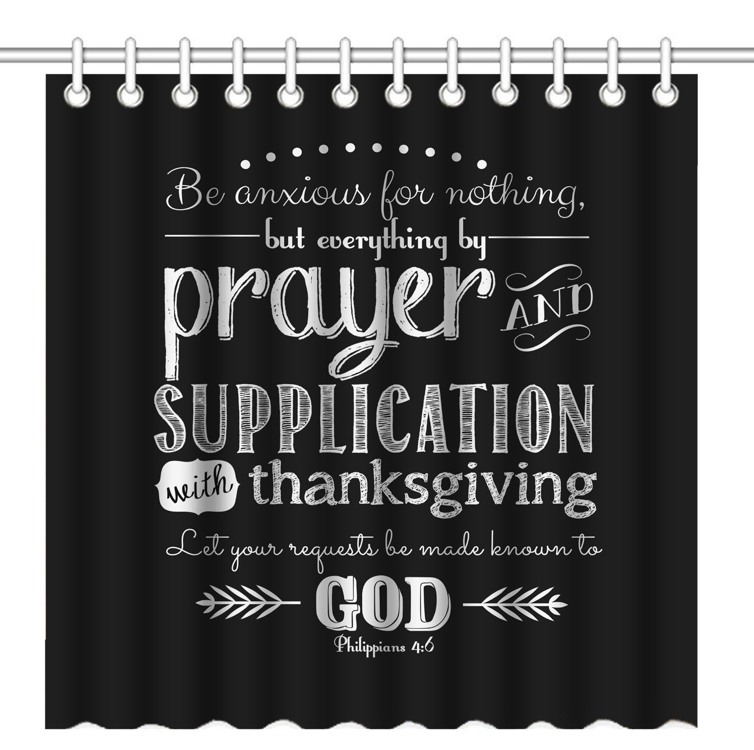 Spiritual Shower Curtains Curtains & Drapes