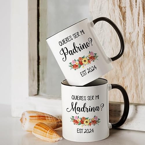 Miniatura 2 de YHRJWN Regalo de propuesta de padrinos, regalo de propuesta Padrinos Madrina, regalo de propuesta Quieres Ser Mi Madrina Padrinos Est 2024, regalos