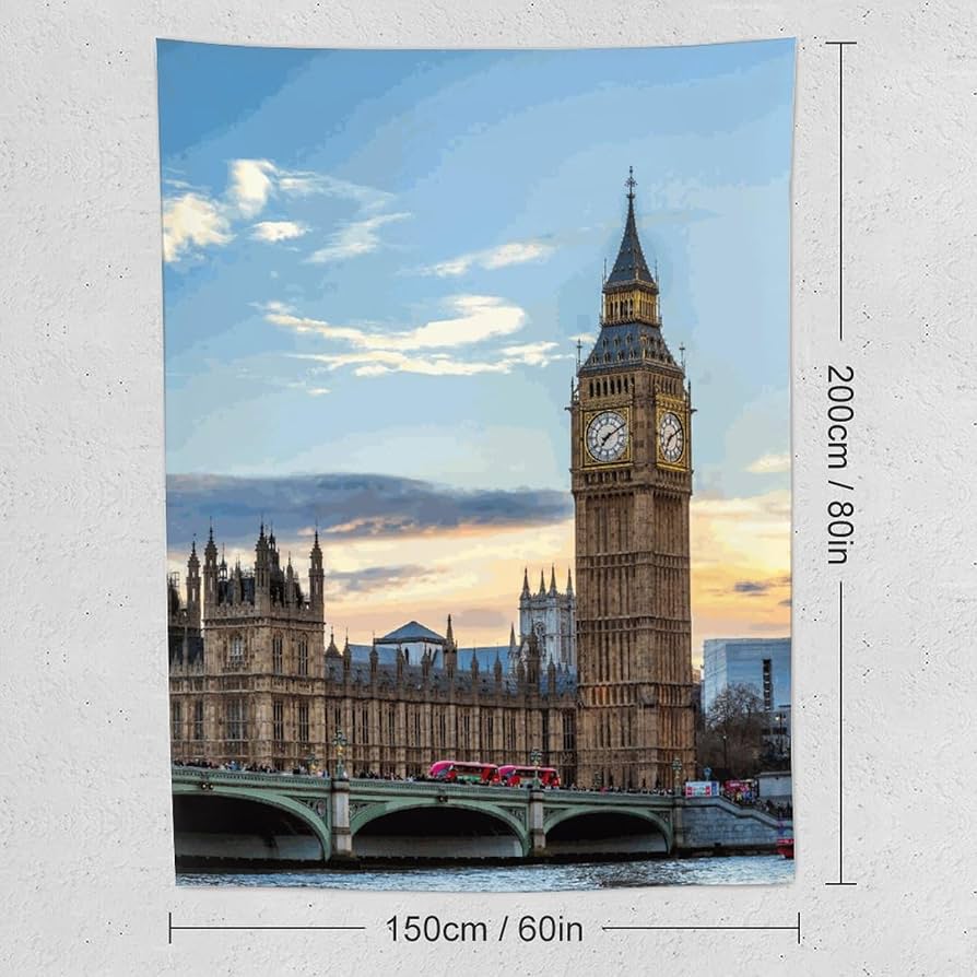 Amazon.co.jp: テムズ川沿いのビッグベン インテリア