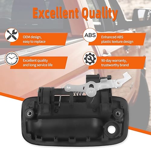 Miniatura 15 de OTUAYAUTO Ensamblaje de pestillo de la manija del portón trasero – Reemplazo para Chevy Silverado 1999-2007, GMC Sierra Truck 1996-2006 1500 2500