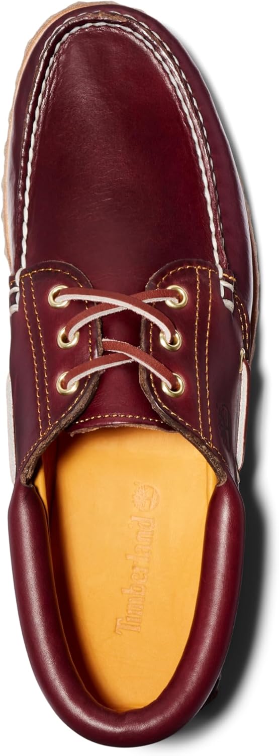 Timberland Men's Authentic 3-Eye Lug Handsewn Boat Shoes