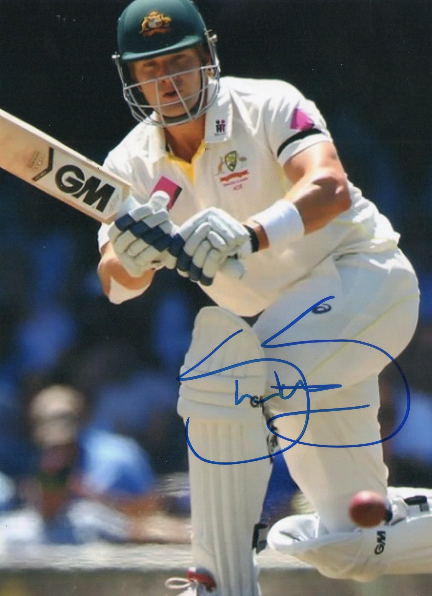5x7 Inches Original Autographed Photo of Australian Crickter Shane Watson-image-41
