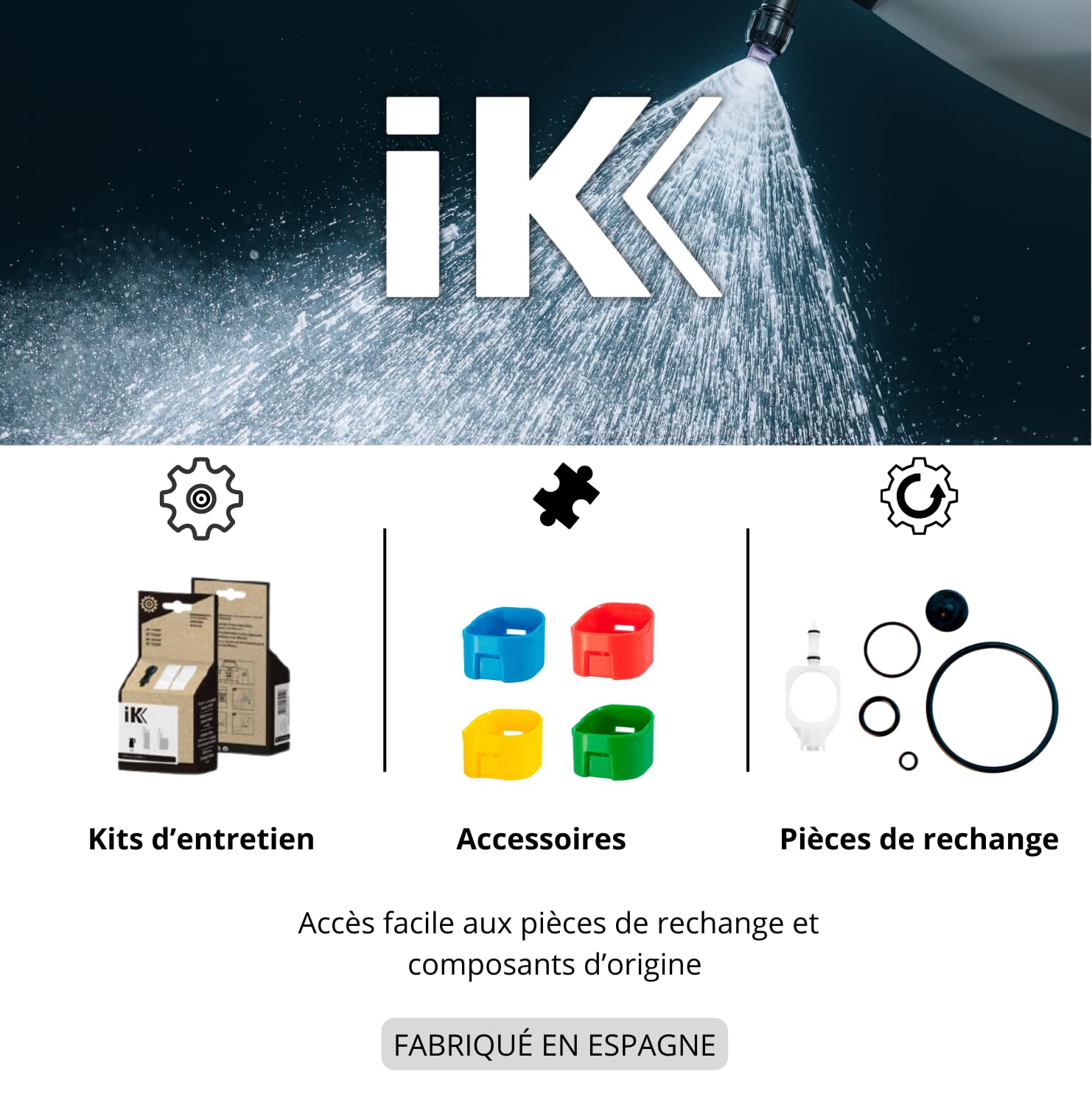IK Foam PRO 2 +, Professional Foam Sprayer incl. Connecteur d`Air Comprimé