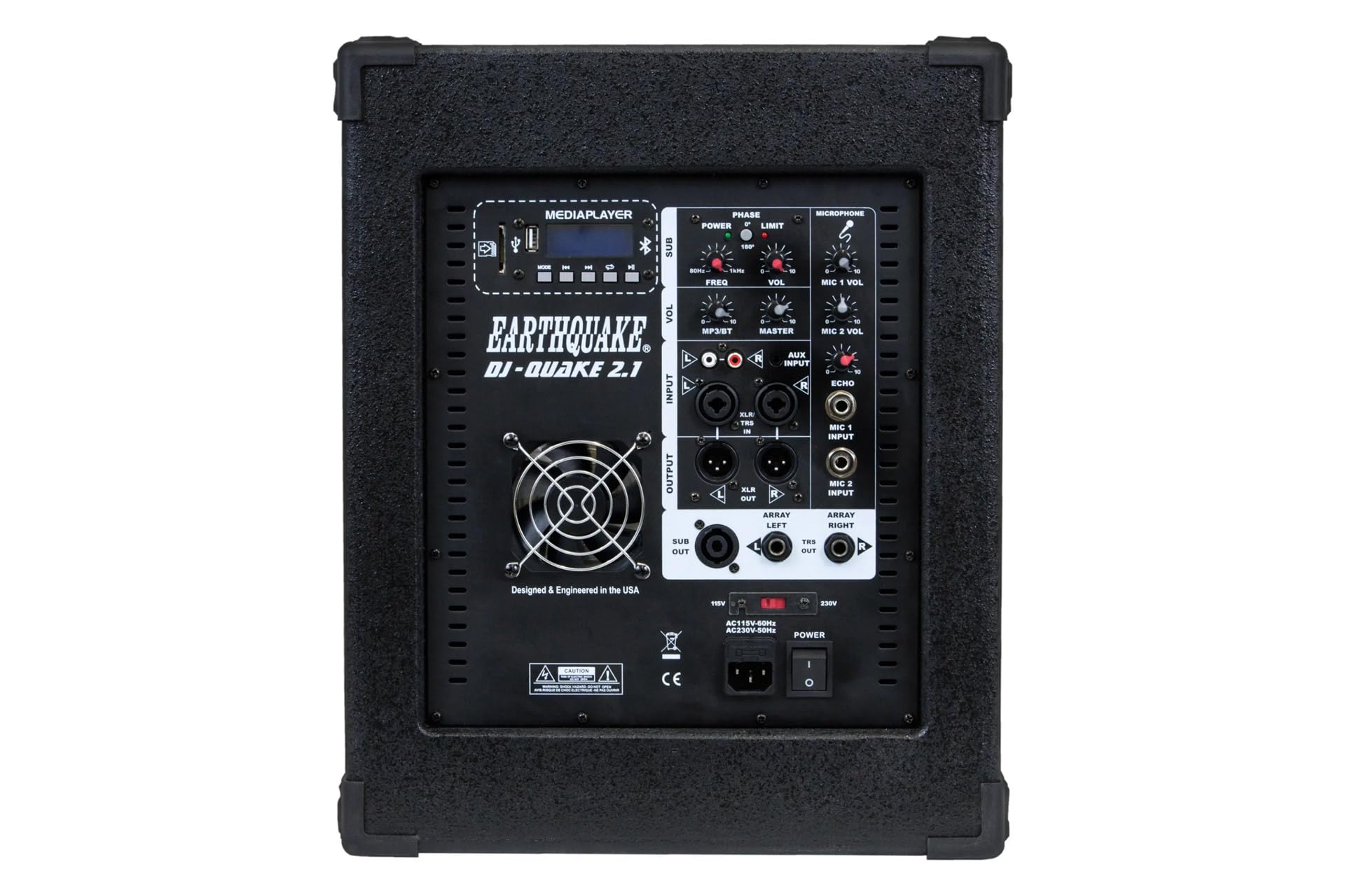 Amazon.com: Earthquake Sound DJ-Quake (Ver 2) 12-inch 1200-Watt