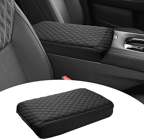 Miniatura 25 de Shademax Funda para Consola Central a Medida para Nissan Pathfinder 2025 2024 2023 2022 2026 Funda de Reposabrazos Cojín de Almohadilla de Cuero PU