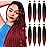 Alrence Pre Stretched Braiding Hair Long Braid 30 Inch 8 Packs Professional Braiding Hair Extensions Synthetic Crochet Twist Braids (30 Inch,T1B/Bug)