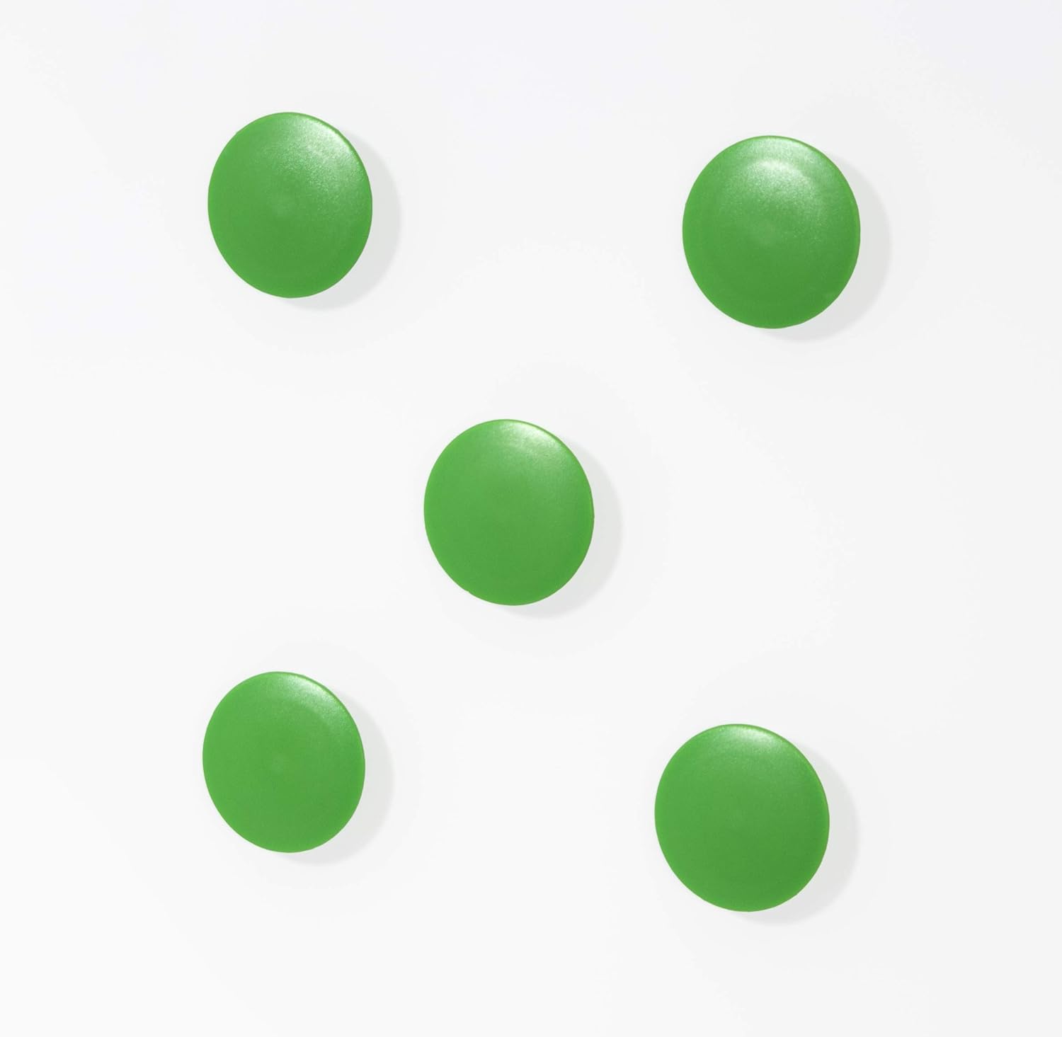 High Powered for Glass DryErase Boards, Set of 5 Green