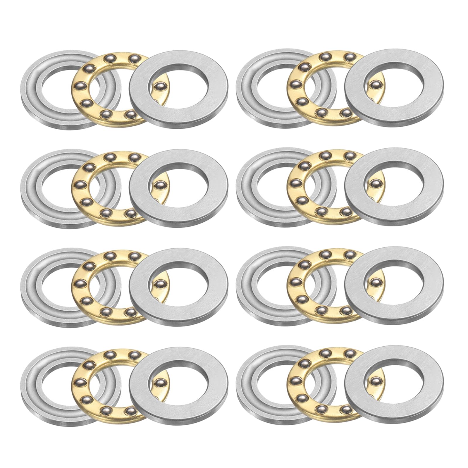 Miniature Thrust Ball Bearings - Chrome Steel, 8mm -1