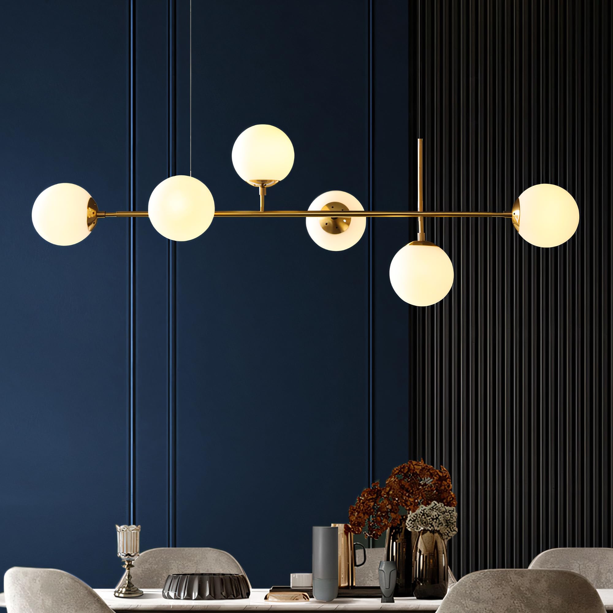 Bubble large Gold シャンデリア BeyPan Semi Flush Mount Ceiling Bubble Ball Chandelier