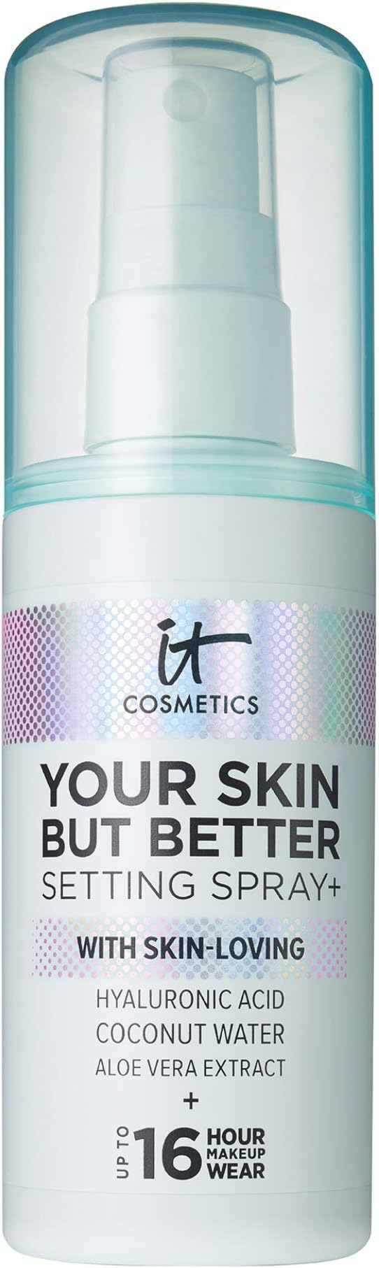 Your Skin But Better Makeup Setting Spray - Protects Makeup, Controls Shine, Provides Hydration - 16-Hour Hold - With Hyaluronic Acid, Coconut Water & Aloe Vera
