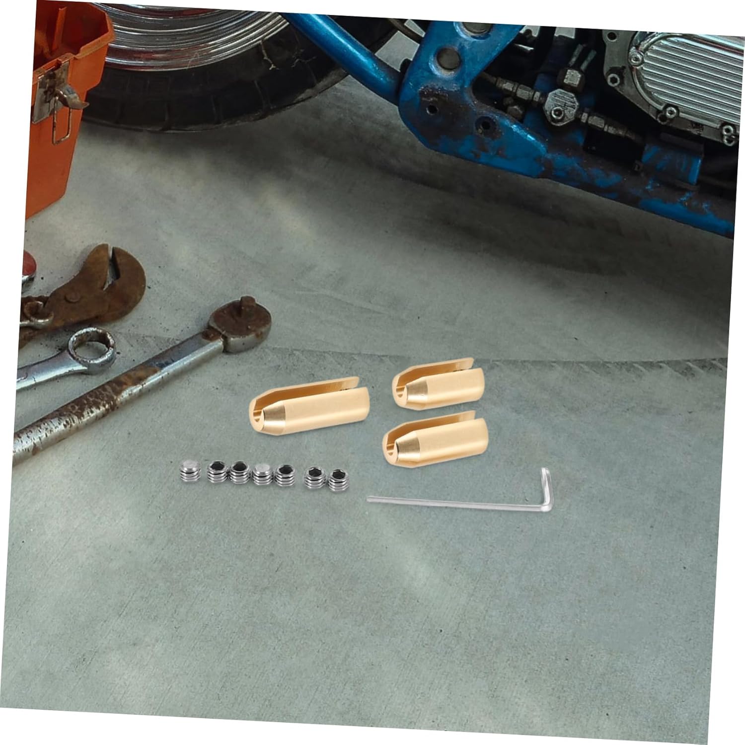 1set Reusable Motorcycle Wheel Balancing Weights Copper Weights for Improved Stability and Performance Kit for Super Efficient Distribution