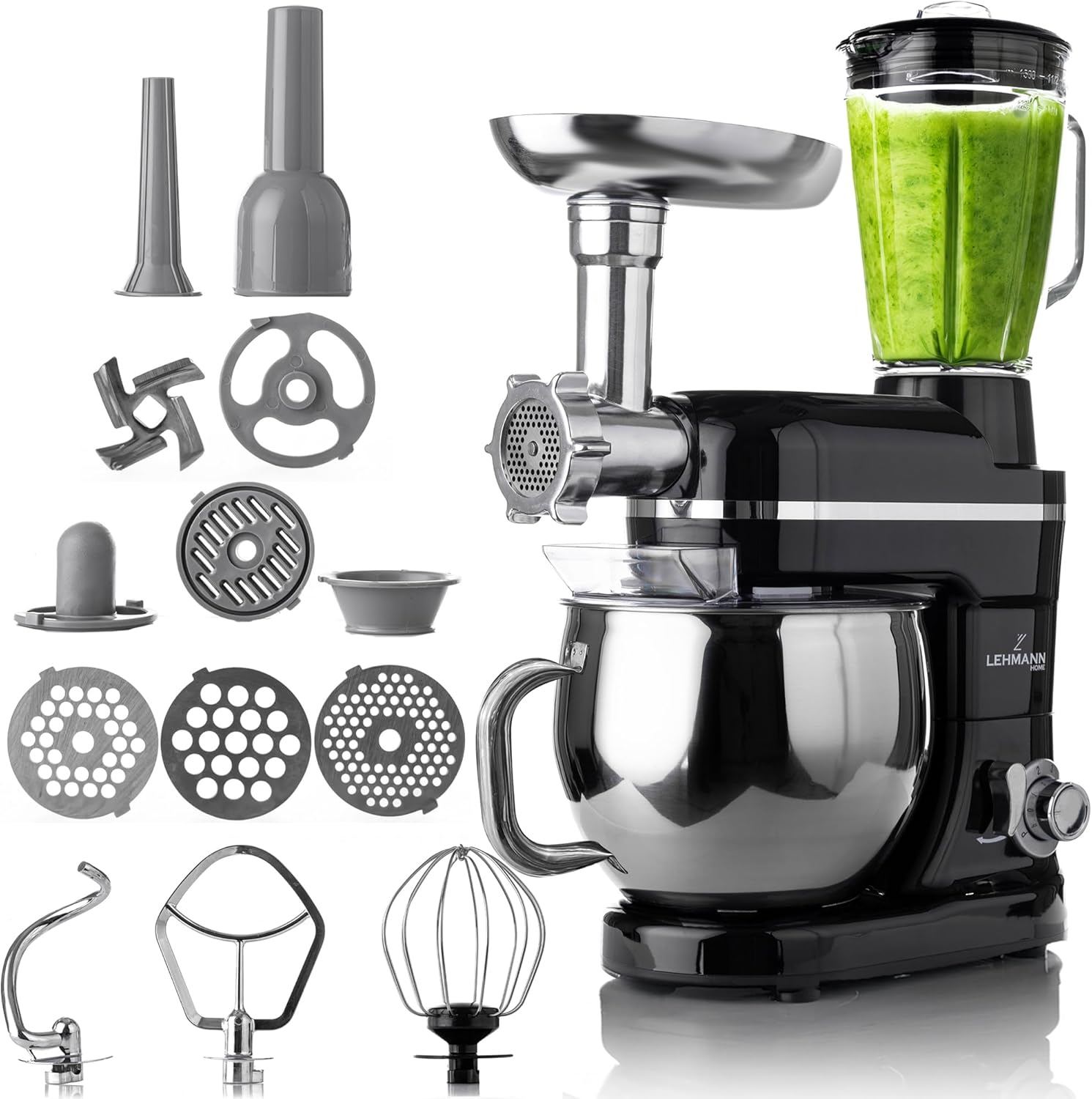 3000w Lehmann 3in1 Kuchenmaschine Fleischwolf Mixer Test Bew