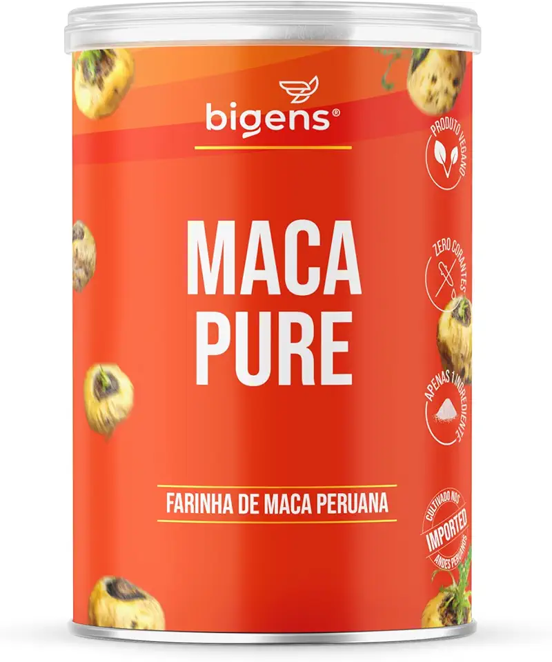 Maca Peruana Pure, Maca dourada Pura, 150g, Bigens