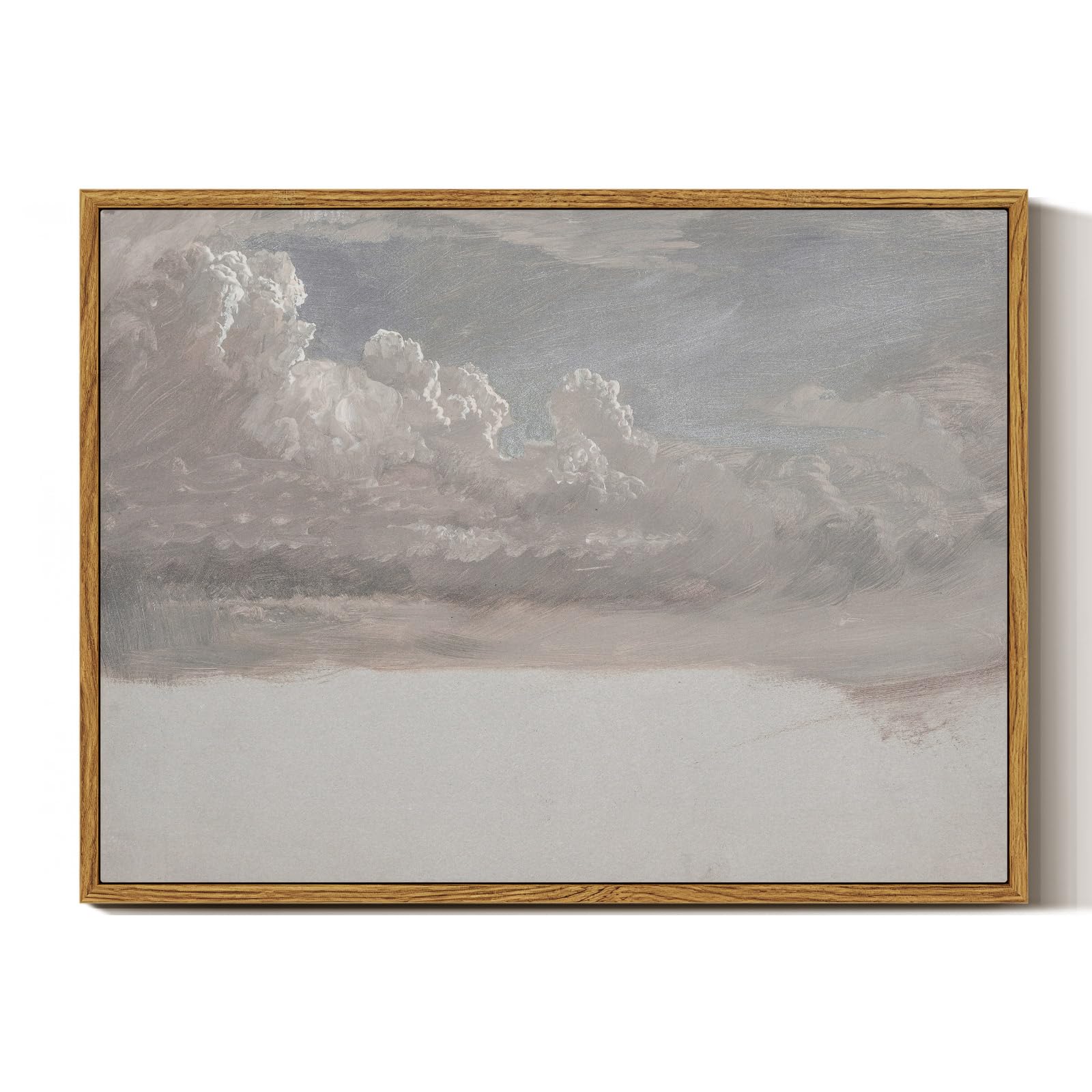 InSimSea Framed Canvas Wall Art, Meadow with Flowers Painting, Landscape for Living Room, Bedroom, Home, Bathroom Decor, 8x10 — view 201