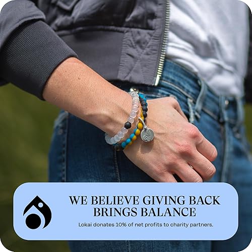 Miniatura 321 de Lokai NFL Football Collection - Pulseras de cuentas para hombres y mujeres, joyería de silicona, pulsera de moda para un ajuste cómodo