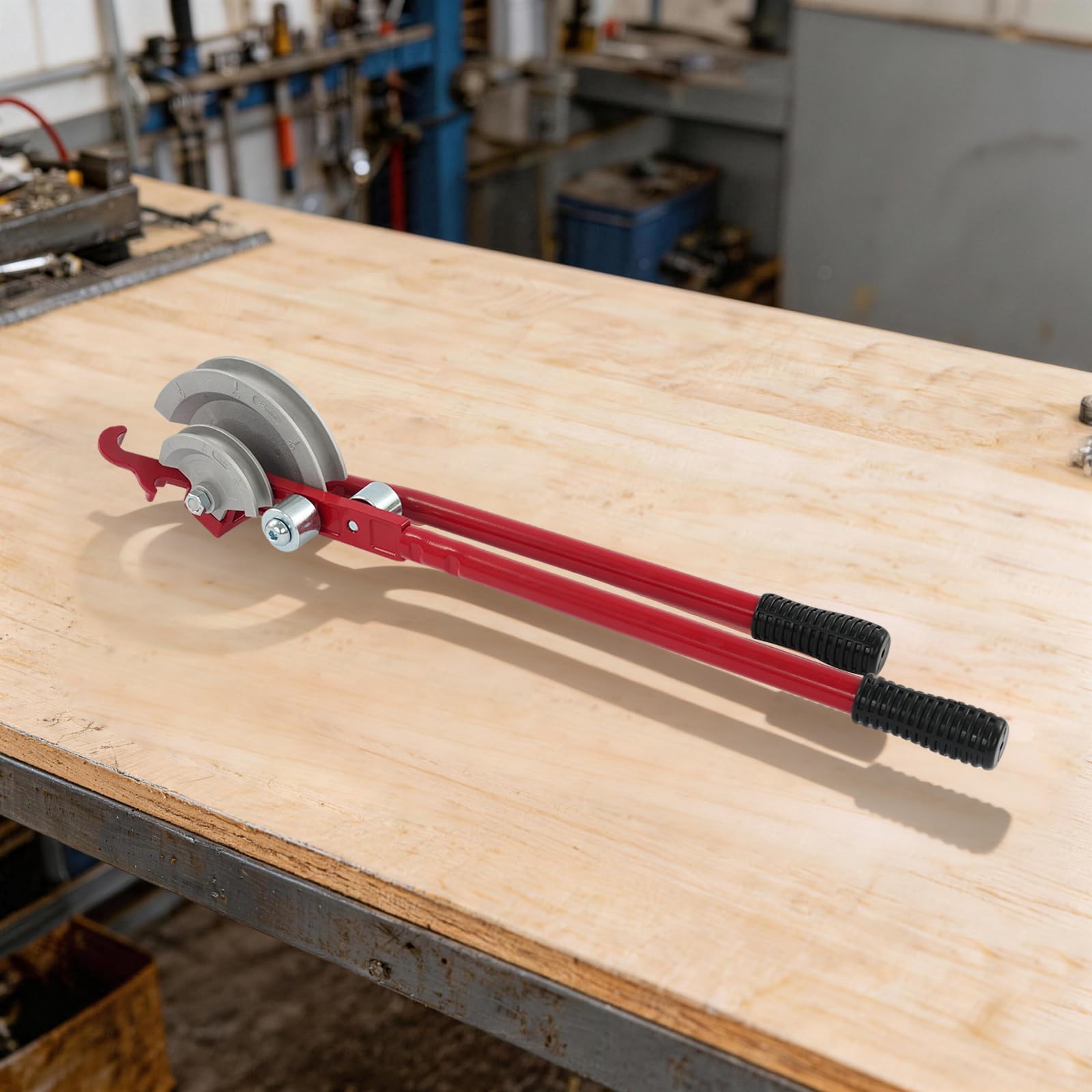 Piegatrice manuale per tubi da 15 mm e 22 mm, angolo di piegatura a 90°, pinza piegatubi in alluminio con impugnatura ergonomica antiscivolo, per tubi in rame, tubi di ferro, tubi in alluminio
