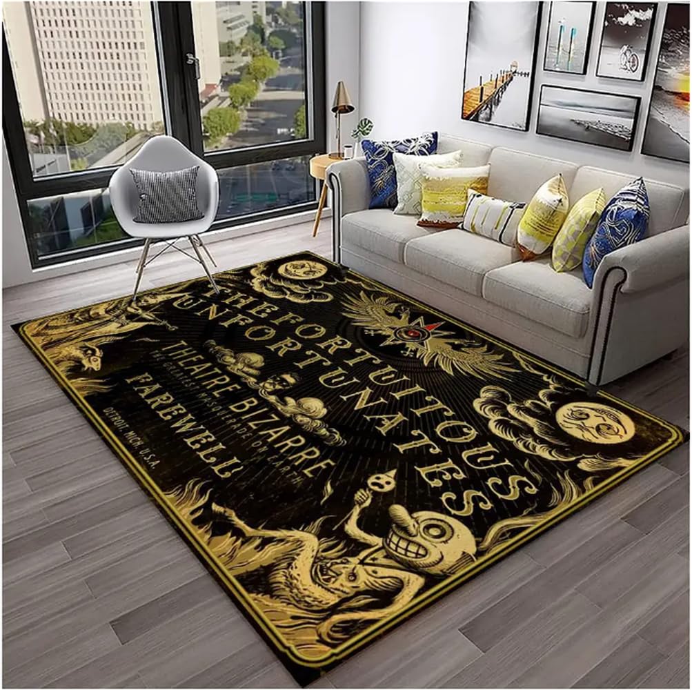 Tapis Tarot sorcellerie antidérapant : finis les tapis qui glissent au salon