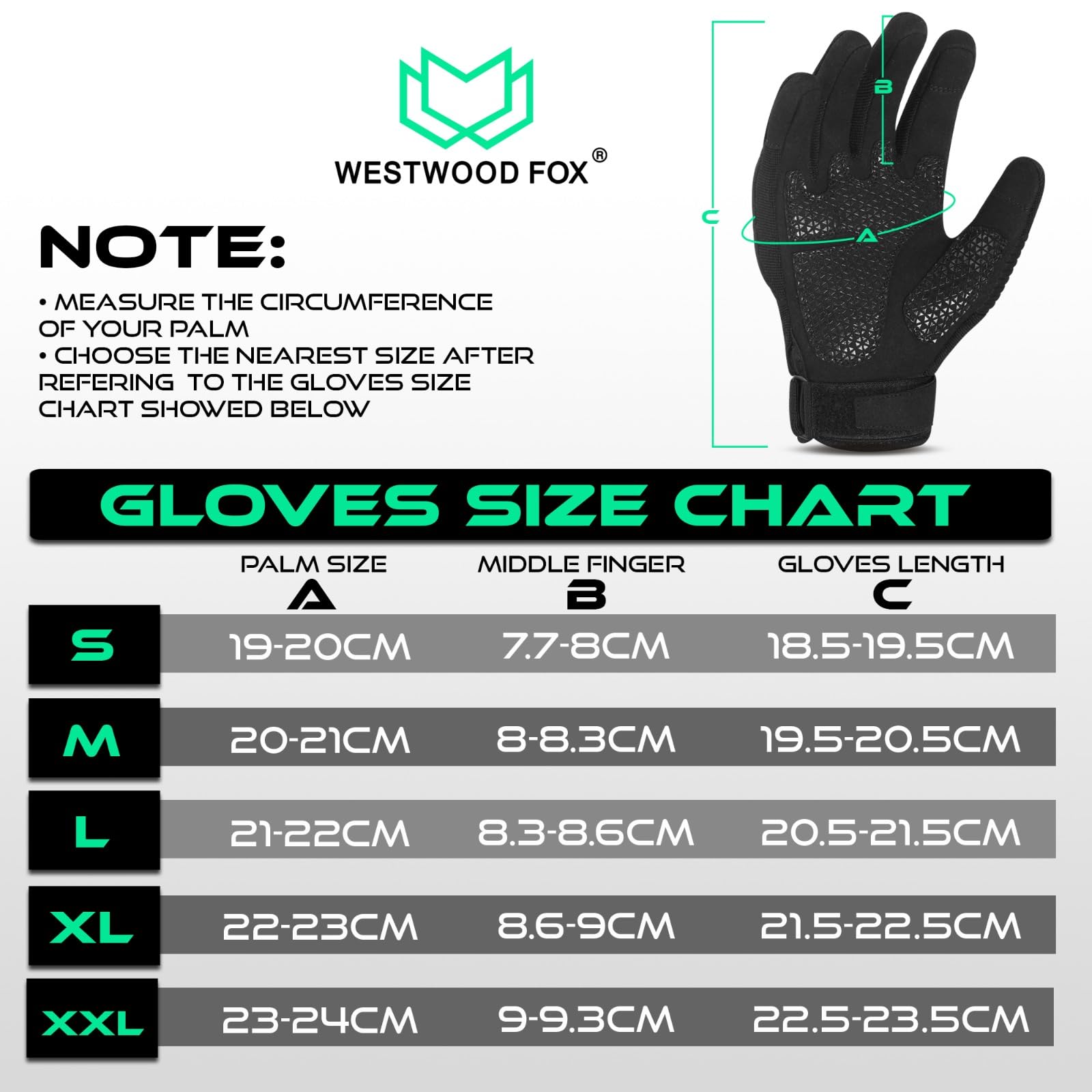 WESTWOOD FOX Gants de Moto Respirants à écran Tactile pour Hommes et Femmes
