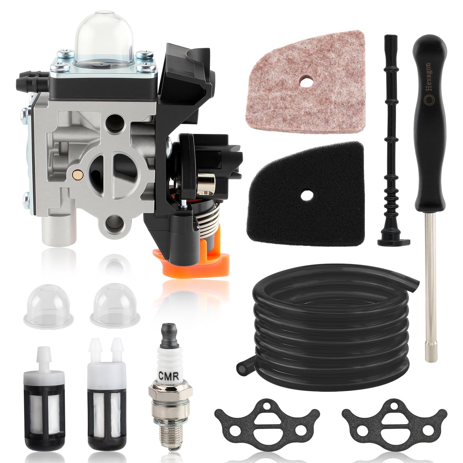 41491200602 Carburetor Kit RC2 S243 4149 358 0800 for Stihl FS 94 RC-E Z,FS 94 R-Z KM94 KM FS HL 94 94R Brushcutter Parts 4149 120 0602,4149-120-0602,HL94 FS94 with Hose Stihl FS94,FS94 C,FS94R,FS94RC