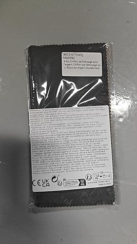 Miniatura 8 de 4 paños de pulido de plata, paño limpiador de joyas de plata, paños de pulido de joyería de doble cara, pulido de plata para joyas de plata de ley,