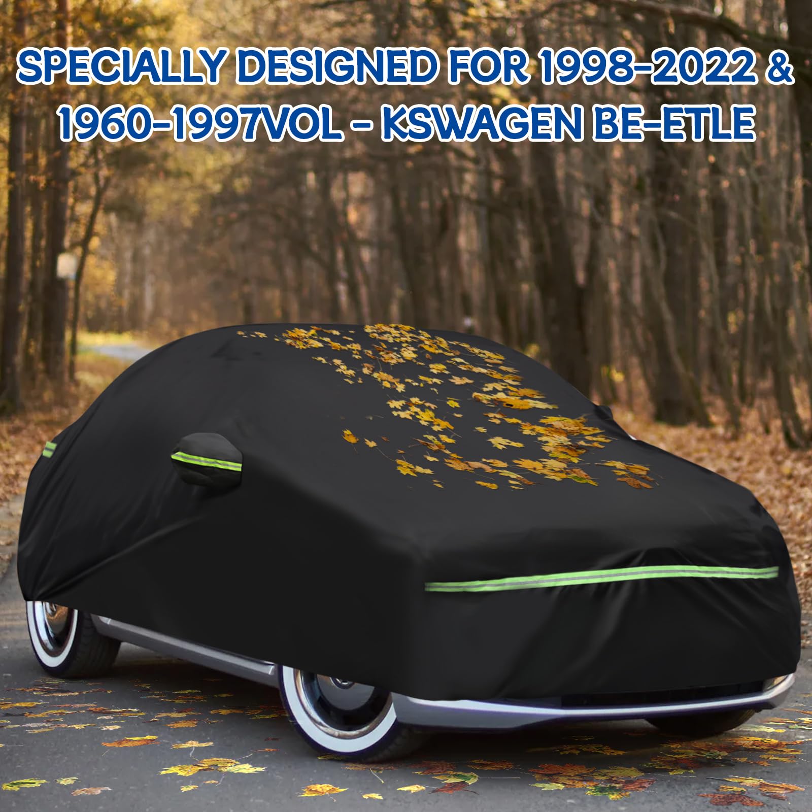 Autohoes gemaakt voor VW Kever 1960-2023, autohoes waterdicht, autohoes