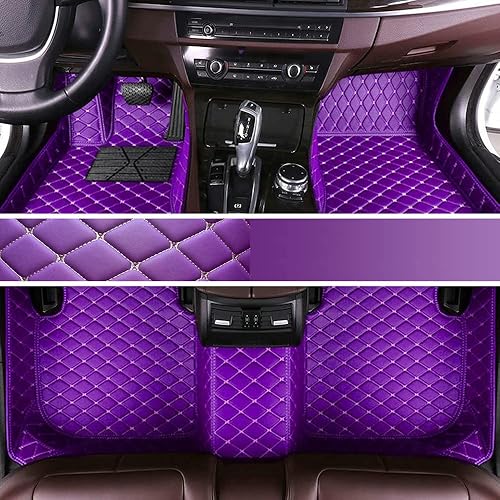 Alfombrillas personalizadas compatibles con Honda Civic CoupeCivic SedanCivic HatchbackCivic Tipo R, juego de alfombrillas para todo tipo de clima