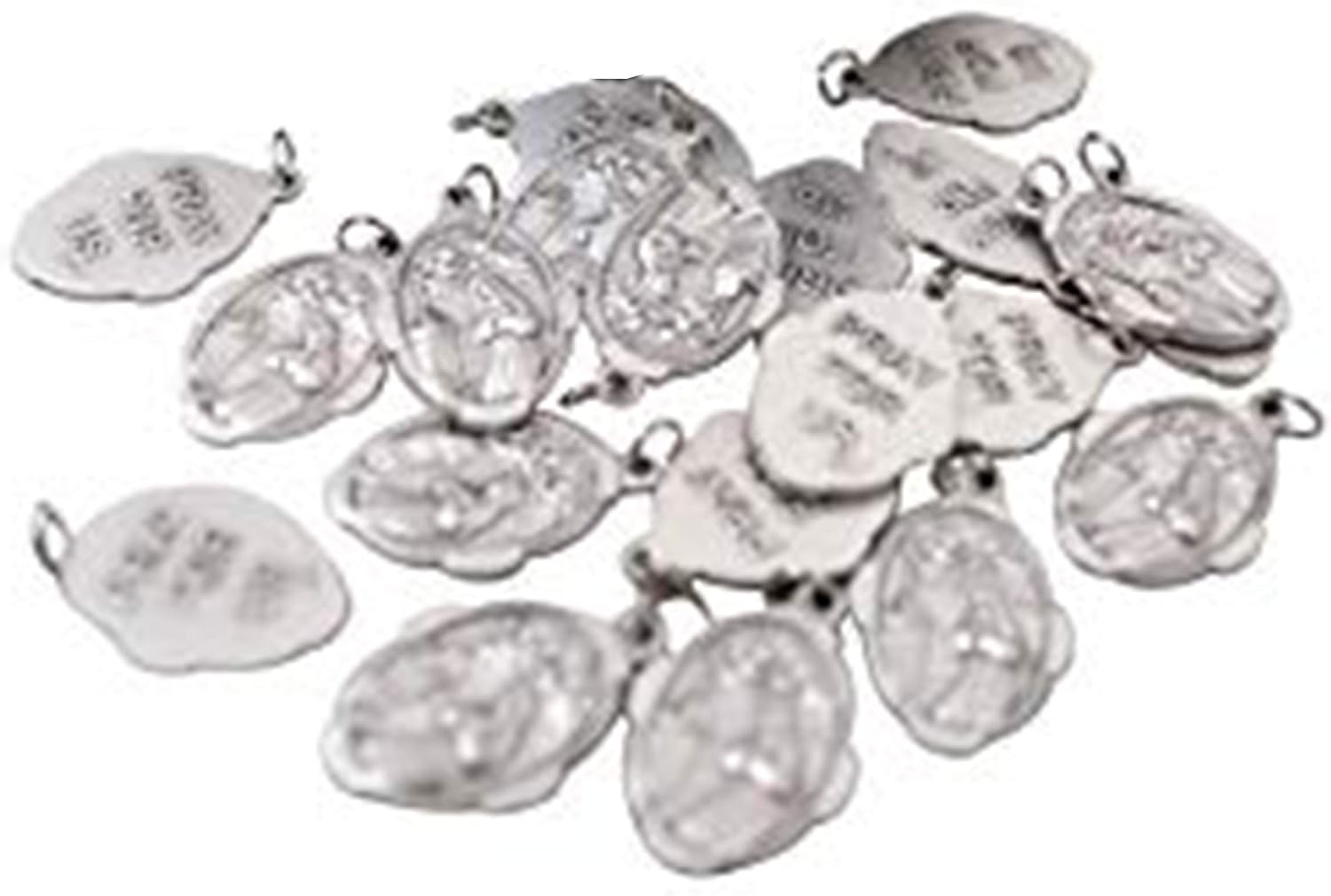 Bulk Medal Lot of 20 Metal Saint Pendant (St. Rita)