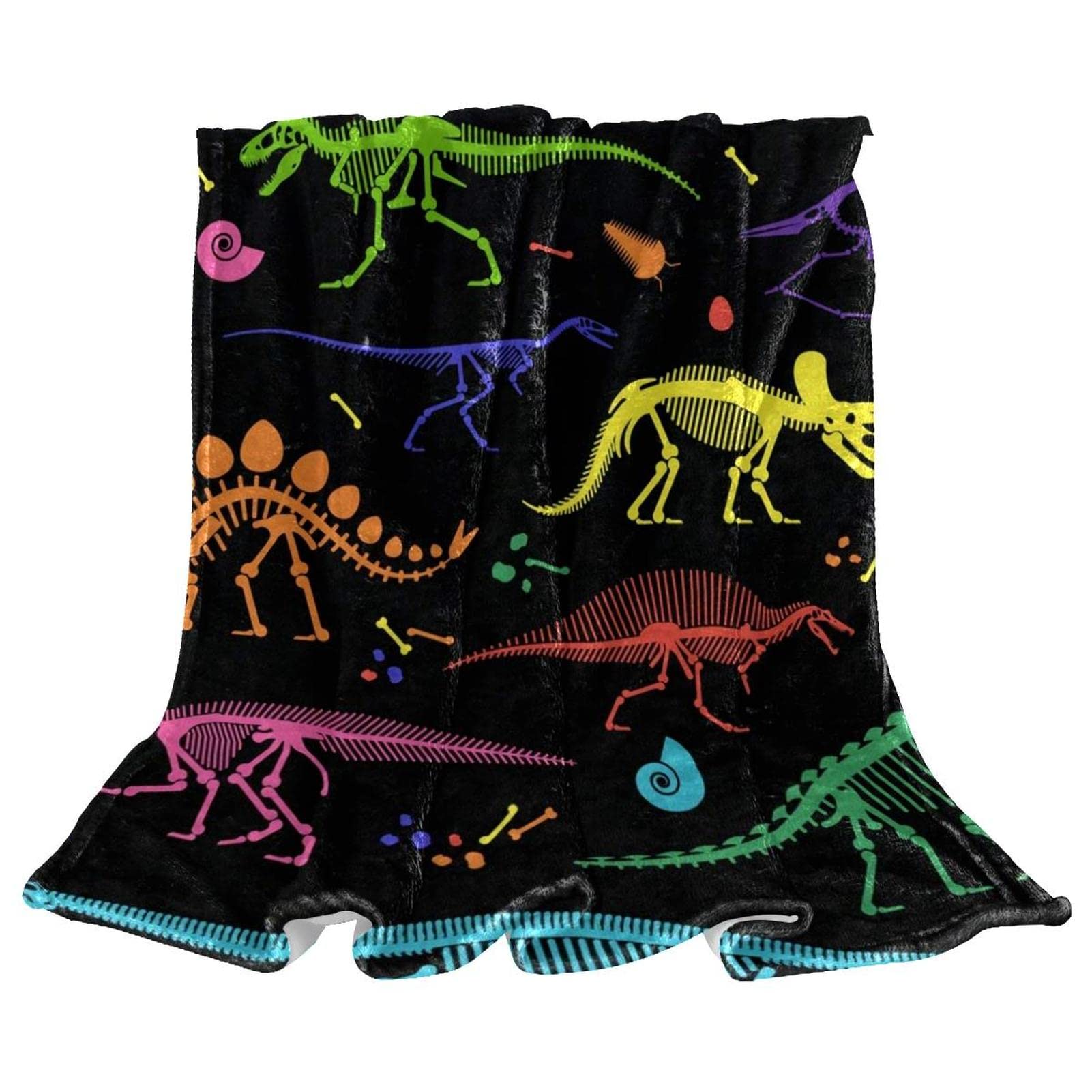 Couverture de lit dinosaure moelleuse pour réchauffer les soirées lecture