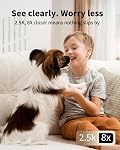 VIMTAG 4MP 5G Security Camera Indoor, Pet Camera with Speaker for Dog/Cat, Free AI Detection Indoor Camera with Phone App, Motion Tracking, Night Vision,2-Way Audio, Support 256GB Card(Not Included)