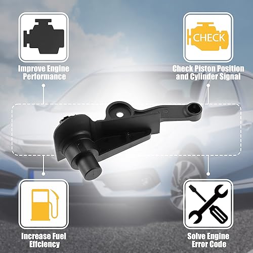 Miniatura 3 de X AUTOHAUX Sensor de posición del cigüeñal reemplazar 963999988 para Peugeot 206 2000-2009 para Peugeot 207 2010-2013