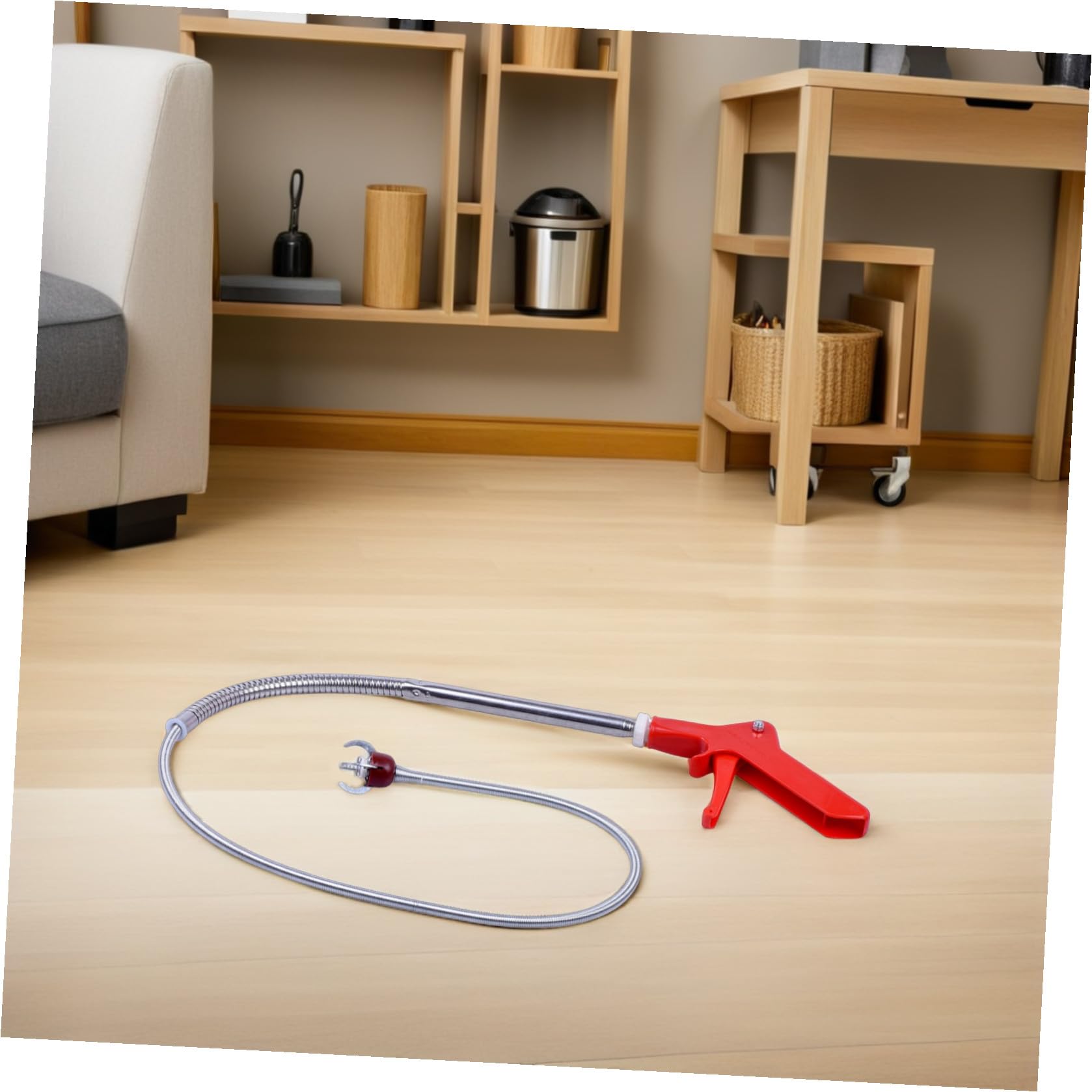 Alipis Herramienta de Dragado para Inodoro con Garras de Puntas Limpiador Flexible para Tuberías y Desagües para Eliminar Obstrucciones y Objetos Atrapados Baños y Cocinas