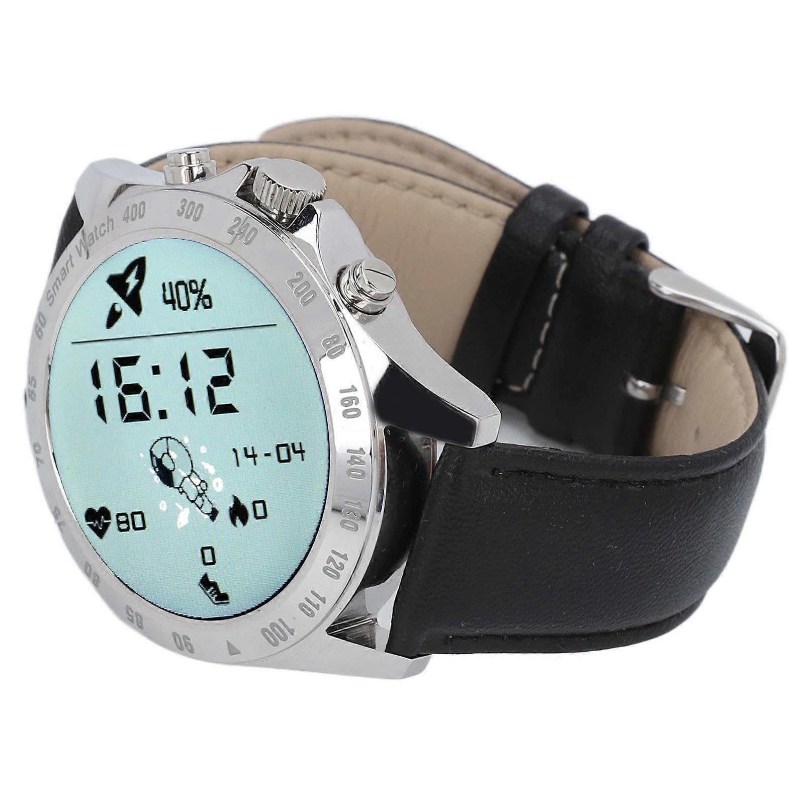 Montre étanche 3 ATM, boîtier en acier inoxydable, fréquence cardiaque, surveillance de l'oxygène dans le sang, montre-bracelet intelligente