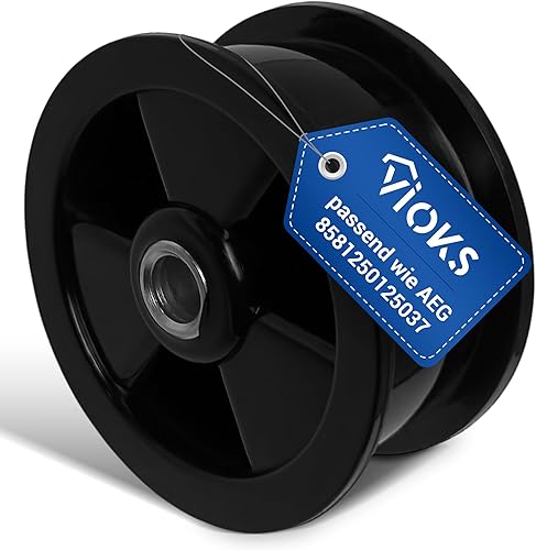 VIOKS Rueda de 58 mm de diámetro exterior de repuesto para AEG Elеctrolux 125012