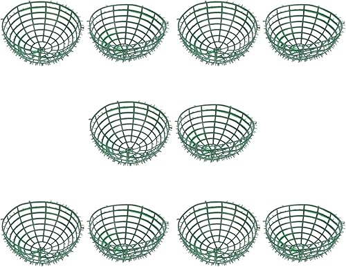 Estante de bolas de plástico para plantas artificiales, jaula de soporte de bola topiaria, marco de plástico, soporte de estante de flores para