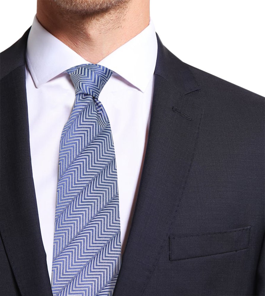 Remo Sartori - Cravatta Lunga Extra Lunga XL Seta Regimental Spigato, Lunghezza da 155 cm a 175 cm, Made In Italy Uomo