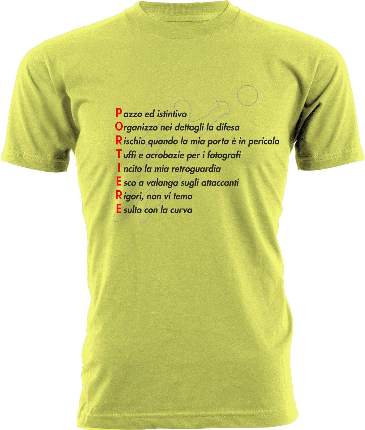 Maglietta Divertente Per Portiere - Citazione Calcio - Uomo - Cotone E Poliestere - Foto 5