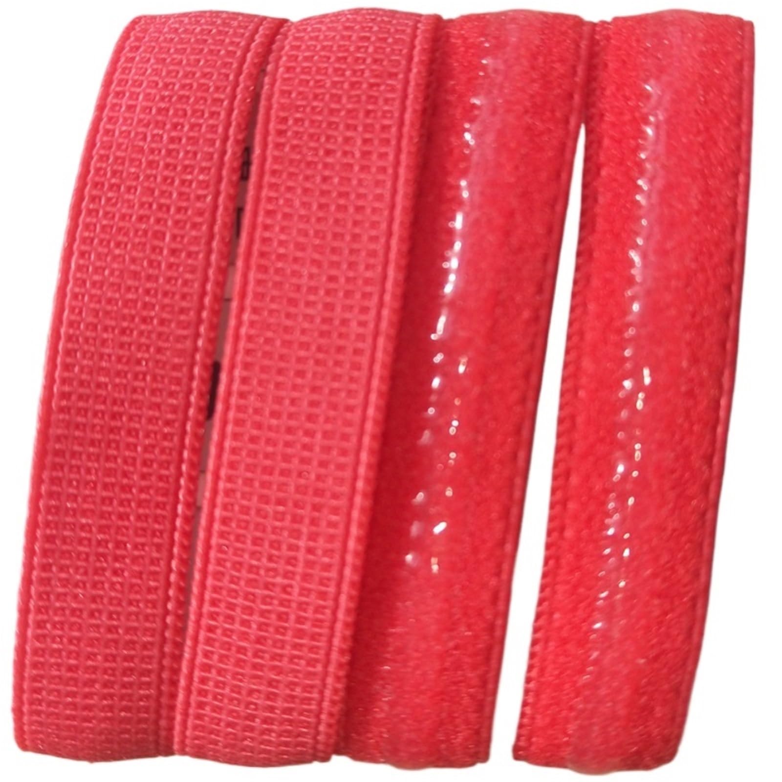 Ruban élastique en silicone 10mm rouge qui ne glisse pas en couture