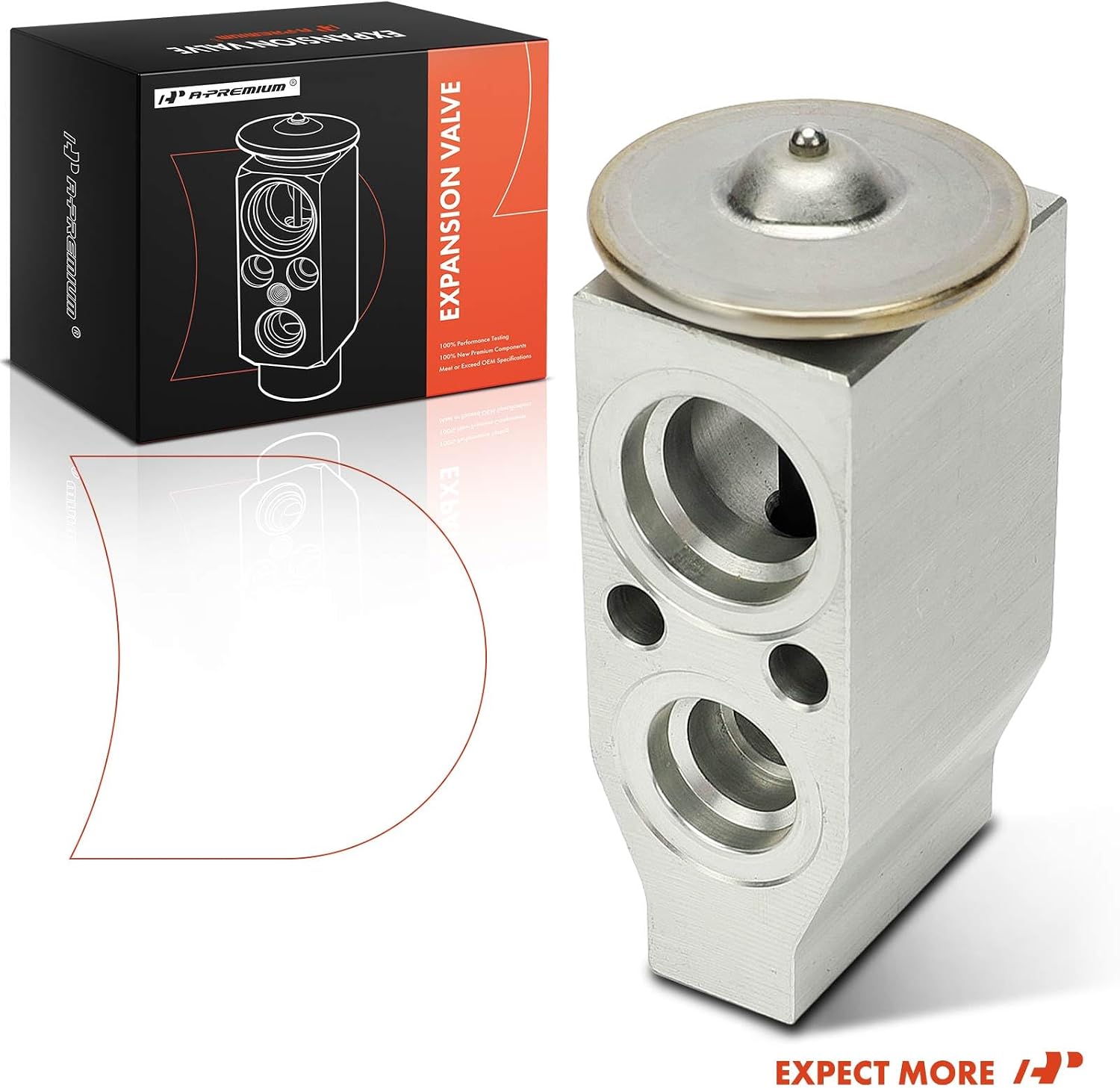 A-Premium Rear AC Expansion Valve Compatible with Nissan Pathfinder 2013-2020 & Infiniti QX60 2014-2019, JX35 2013