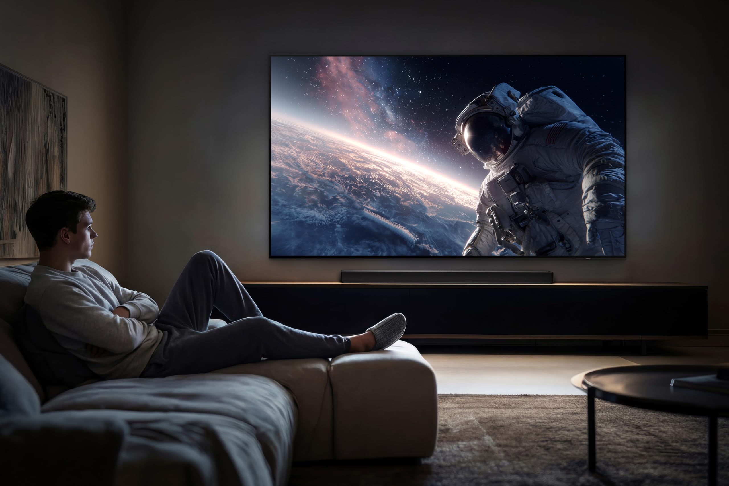 Samsung Smart TV 55 Pouces S85H, OLED 4K, Téléviseur Gaming 120Hz avec AI Upscaling, OLED HDR, Vision AI Companion, Object Tracking Sound Lite, Alexa Intégré [2026]