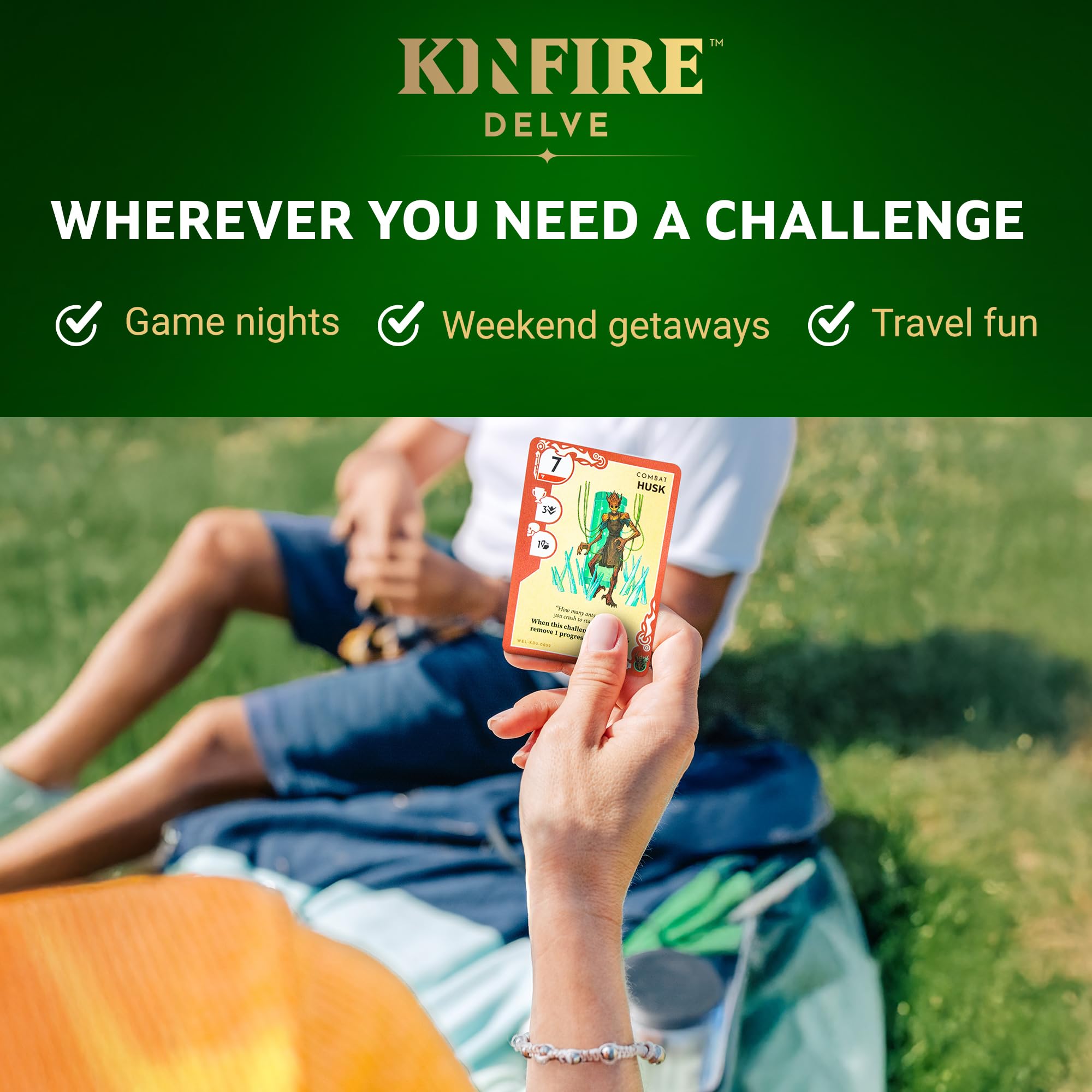 Kinfire Delve: Callous’ Lab – Tactical Solo or 2-Player Card & Dice Game, Puzzle-Focused Adventure with Replayable Depths, Ages 14+, 60+ Min Gameplay (Part of the Kinfire Universe: 5 Standalone Games)