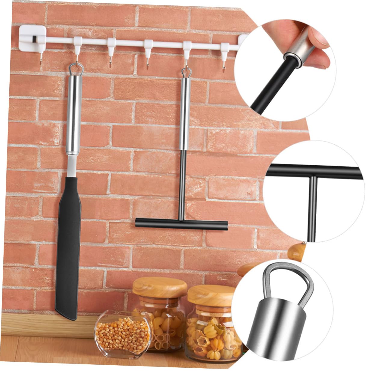 2juegos Utensilios Para Hacer Crepes De Acero Inoxidable Espátula y Esparcidor Herramienta Para Pancakes y Tortitas Cocina y Repostería